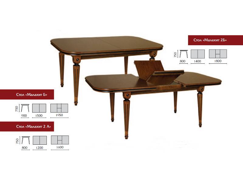 стол малахит б и 2а в Комсомольск-на-Амуре