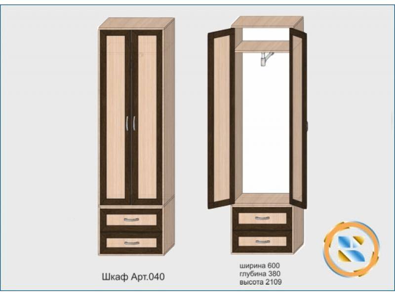 шкаф арт 040 в Комсомольск-на-Амуре