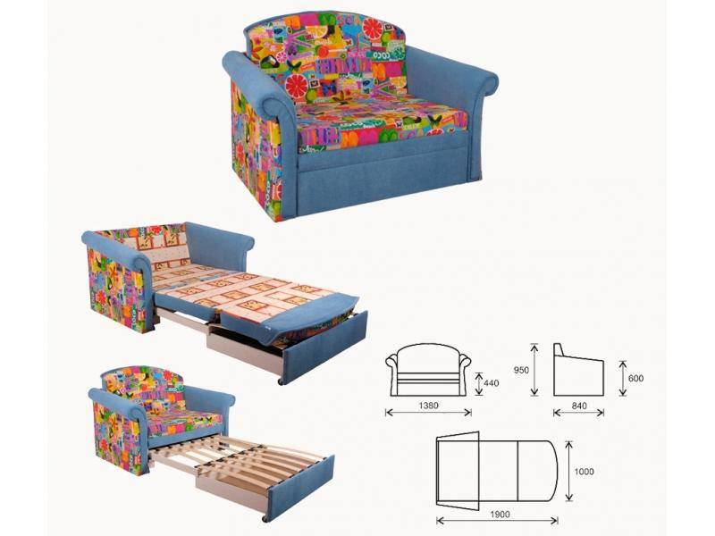 диван детский малютка в Комсомольск-на-Амуре