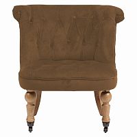 кресло amelie french country chair коричневое в Комсомольск-на-Амуре