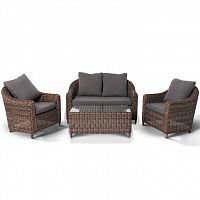 лаунж зона кон панна на 4 персоны серая в Комсомольск-на-Амуре