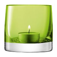 подсвечник стеклянный зеленый лайм для чайной свечи light colour, 8,5 см в Комсомольск-на-Амуре