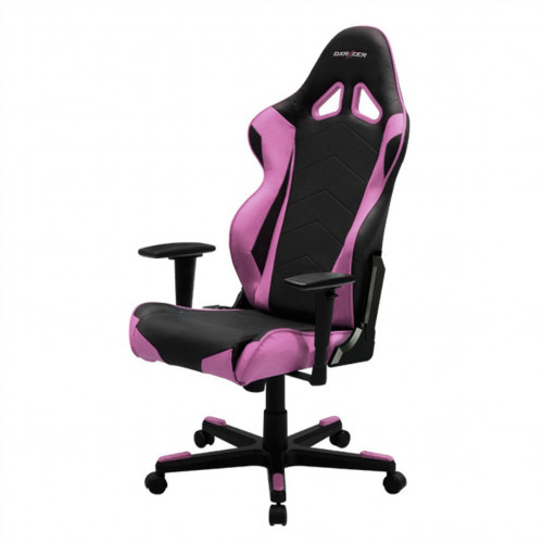 кресло геймерское dxracer racing черно-розовое в Комсомольск-на-Амуре