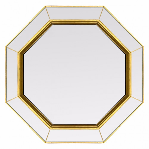 зеркало золотое венецианское восьмиугольное espresso gold в Комсомольск-на-Амуре
