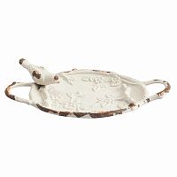 декоративное блюдо pewter dish серое в Комсомольск-на-Амуре