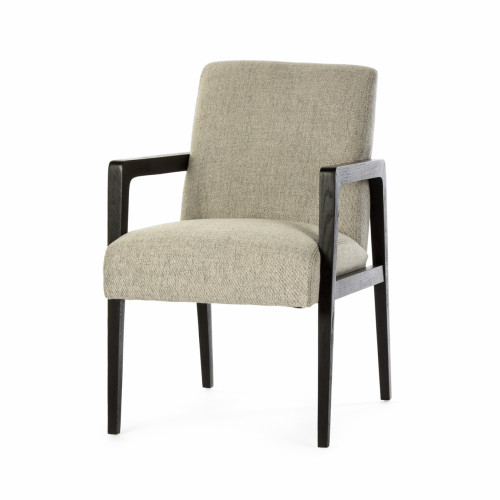 кресло keys dining chair серое в Комсомольск-на-Амуре