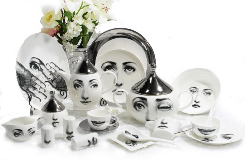 столовый сервиз пьеро форназетти silver faces в Комсомольск-на-Амуре