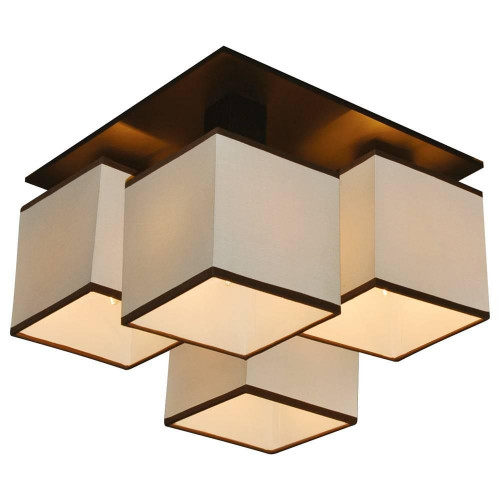 потолочная люстра arte lamp quadro a4402pl-4bk в Комсомольск-на-Амуре