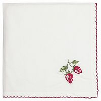 салфетка strawberry red w/embroidery в Комсомольск-на-Амуре