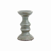 подсвечник серый фигурный grey, 18,5 см в Комсомольск-на-Амуре