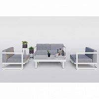 лаунж зона на 4 персоны villino белый/светло-серый в Комсомольск-на-Амуре