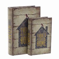 шкатулкикниги, набор из 2 шт. коричневого цвета в Комсомольск-на-Амуре
