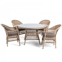 обеденная группа дольче на 4 персоны серая в Комсомольск-на-Амуре