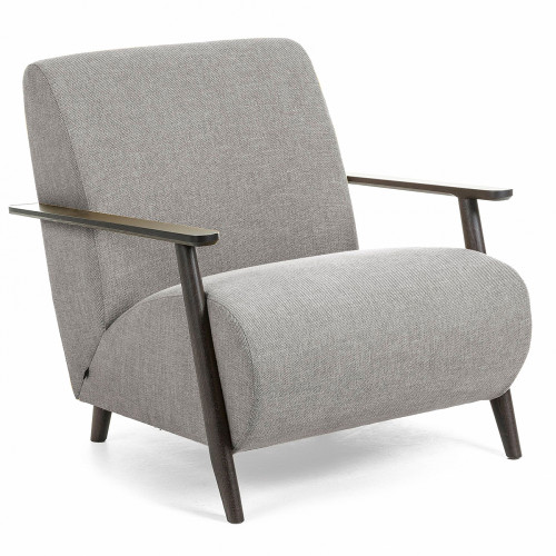 кресло marthan серое на черных ножках в Комсомольск-на-Амуре