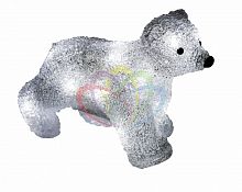 светодиодная фигура медвежонок белый 18см в Комсомольск-на-Амуре