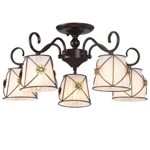 потолочная люстра arte lamp 72 a5495pl-5br в Комсомольск-на-Амуре