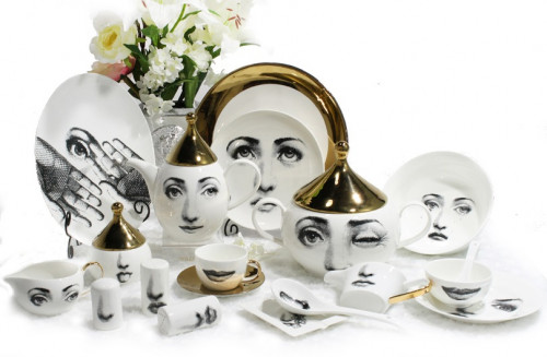 столовый сервиз пьеро форназетти golden faces в Комсомольск-на-Амуре