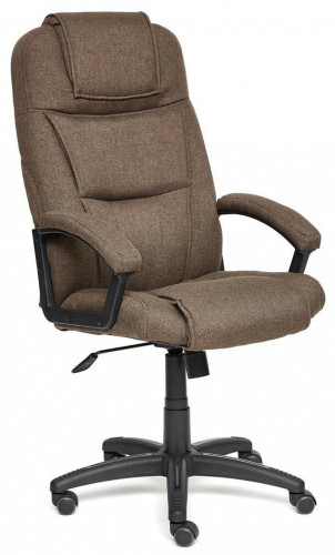 компьютерное кресло tetchair бергамо (крестовина пластик, обивка ткань) для руководителя в Комсомольск-на-Амуре