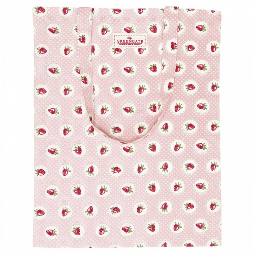 сумка хлопковая strawberry pale pink в Комсомольск-на-Амуре