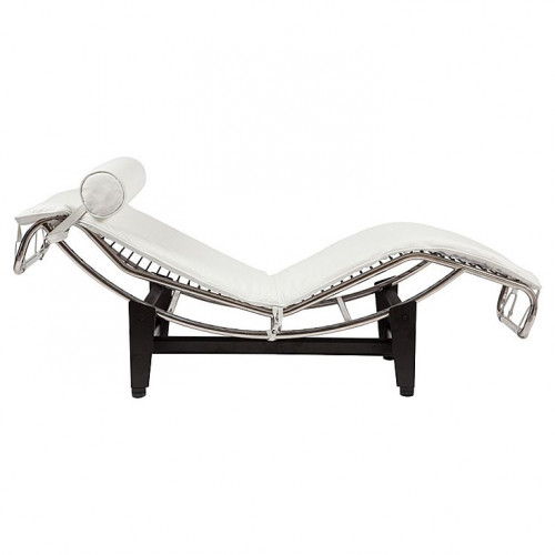 шезлонг chaise longue lc4 белый в Комсомольск-на-Амуре