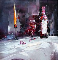 картина маслом вино и свечи в Комсомольск-на-Амуре