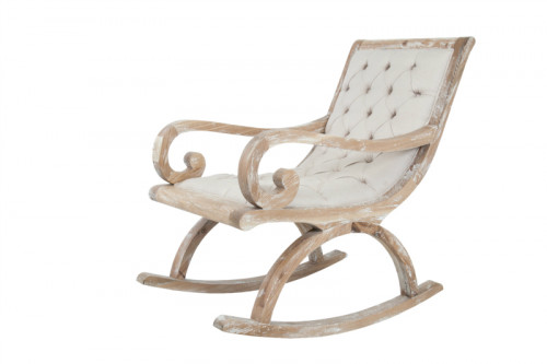 кресло-качалка velinda бежевый в Комсомольск-на-Амуре