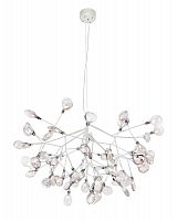 подвесная светодиодная люстра crystal lux evita sp63 white/transparent белая в Комсомольск-на-Амуре