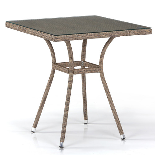 стол из иск. ротанга t282bnt-w56-70x70 light brown в Комсомольск-на-Амуре