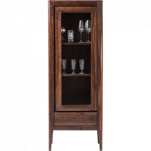 шкаф-витрина brooklyn walnut коричневый 65x40 в Комсомольск-на-Амуре