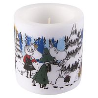 свеча большая moomin зимний лес, 8 см в Комсомольск-на-Амуре