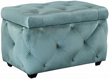сундук leset classic-е64 велюр yd-25b бирюзовый/ножки пластик в Комсомольск-на-Амуре