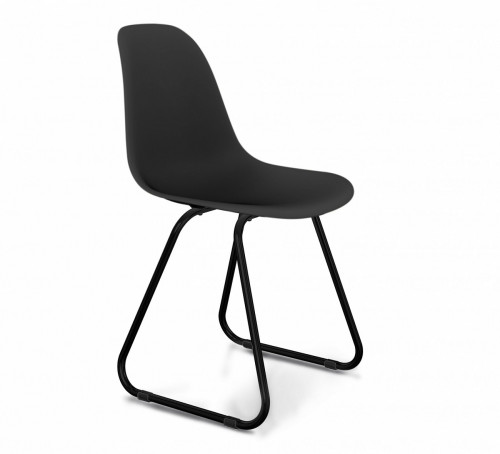 стул dsr черный s38 (eames style) в Комсомольск-на-Амуре