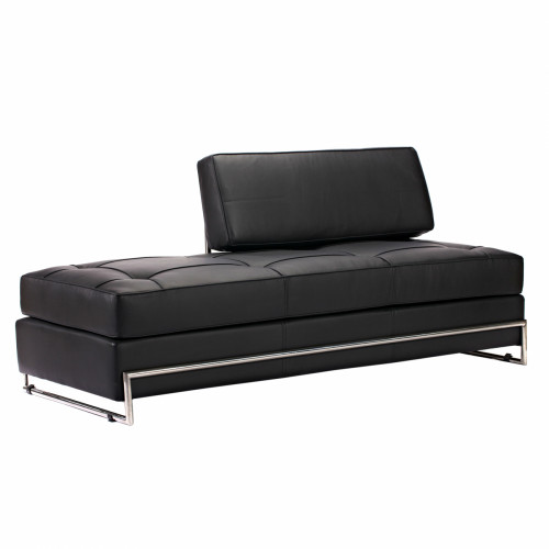 диван eileen gray day bed прямой черный в Комсомольск-на-Амуре