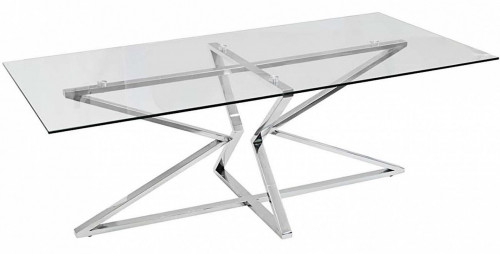 стол журнальный cubic silver хром в Комсомольск-на-Амуре