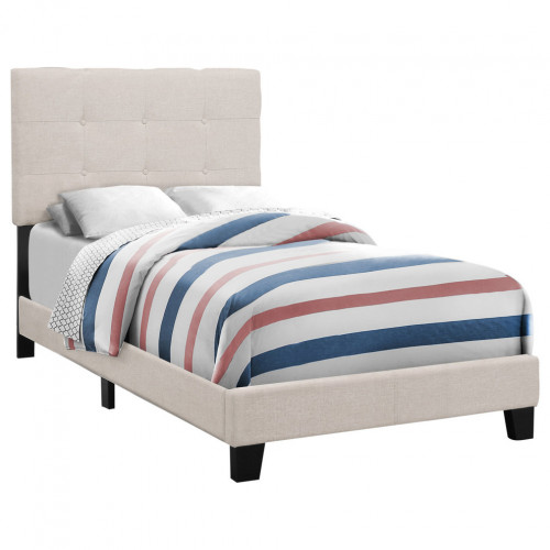 кровать beige linen 90х200 в Комсомольск-на-Амуре