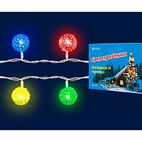 светодиодная гирлянда «шарики» 280см rgb (07921) uniel uld-s0280-020/dta rgb ip20 balls в Комсомольск-на-Амуре
