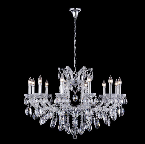 подвесная люстра crystal lux hollywood sp12 chrome в Комсомольск-на-Амуре