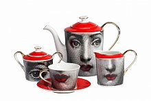 чайный сервиз faces пьеро форназетти red в Комсомольск-на-Амуре