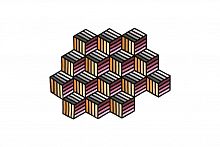 ковер parquet hexagon orange 305x188 от gan в Комсомольск-на-Амуре