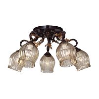 потолочная люстра idlamp brauni 474/5pf-blackpatina в Комсомольск-на-Амуре