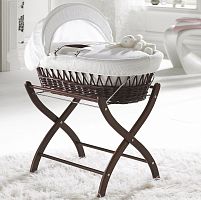 колыбель-переноска gift wicker moses basket темная, белое белье в Комсомольск-на-Амуре