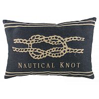 подушка с морским узлом nautical knot denim в Комсомольск-на-Амуре