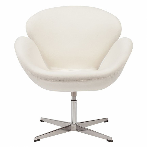 кресло swan chair кремовое в Комсомольск-на-Амуре