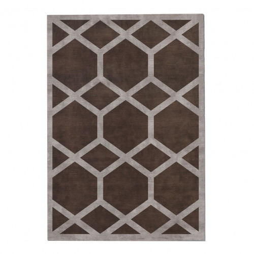 ковер ashton cocoa 300x400 коричневый в Комсомольск-на-Амуре