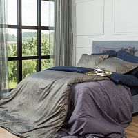 комплект постельного белья decoflux сатин 1.5 спальный twist dark в Комсомольск-на-Амуре