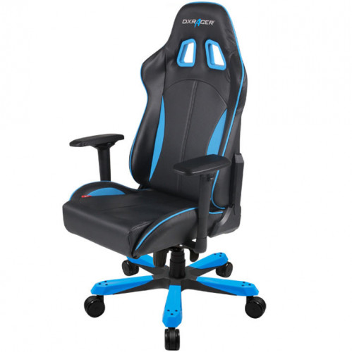 кресло геймерское dxracer king ks57 черно-синее в Комсомольск-на-Амуре