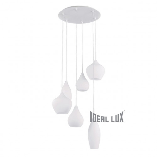 подвесная люстра ideal lux soft sp6 bianco в Комсомольск-на-Амуре