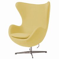 кресло egg chair желтое в Комсомольск-на-Амуре