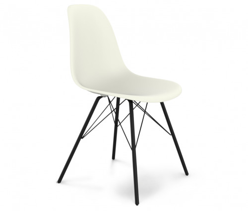 стул dsr белый s37 (eames style) в Комсомольск-на-Амуре