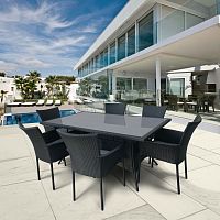 плетеная обеденная группа на 6 персон bimox в Комсомольск-на-Амуре